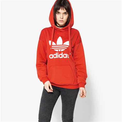 adidas hoody damen rot|Rote Hoodies .